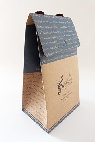 Funmusiconline Music tema Diy Paper Gift Box