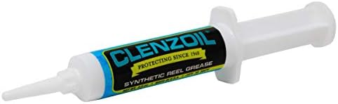 CLENZOIL Marine & Tackle Grease de pesca sintética | 0,5 oz. Seringa de precisão | Lubrificação superior e proteção contra ferrugem