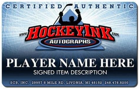 Chris Drury assinou e inscreveu 1994 NHL Draft Puck - 72 Pick -Colorado Avalanche - Pucks NHL autografados