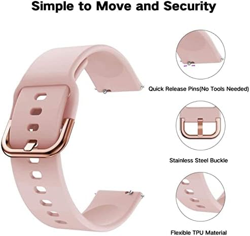 Cinta de banda de vigilância de silicone schik para Garmin Venu/Sq/Venu2 Plus/Forerunner 245 645 Garminmove Sport Smart Watch Bracelet