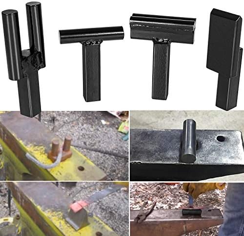 Blacksmith Anvil Hardy Ferramenta Conjunto de 1 polegada A estaca de ferramenta de vinculação, ferramenta de corte