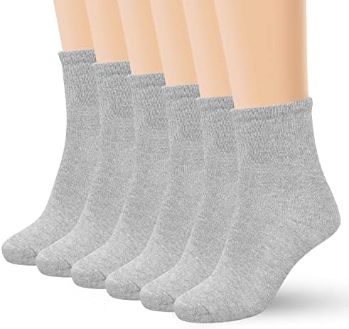 Meias Mathcat para mulheres, Multipack Soft leve tornozelo de tornozelo meias para mulheres tamanho 6-9, meias femininas, meias básicas