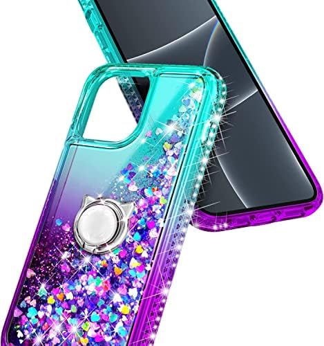Caso da supremacia NGB para iPhone 13 com protetor de tela de vidro temperado, suporte do anel/pulseira, garotas