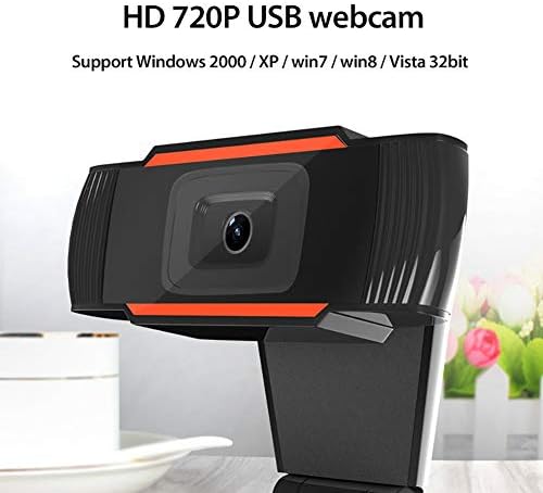 Ynayg webcam webcam ， Mic Mic Full HD 720p/30fps Câmera de chamada de vídeo, plugue e reprodução de câmera USB ， Funciona