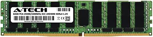RAM de memória A-Tech 64GB para supermicro x10dri-t4+-ddr4 2400mhz pc4-19200 eCC Carga reduzida lrdimm 4drx4 1.2v-servidor