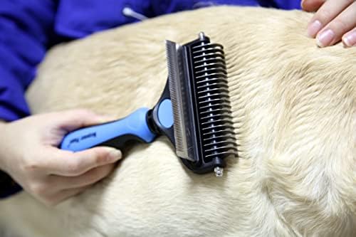MaxPower Planet Undercoat Rake e DeShedding Brush para cães e gatos