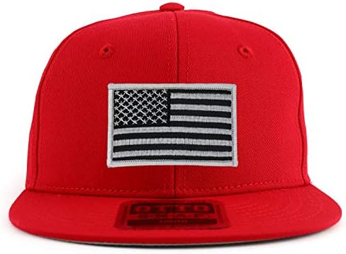 Armycrew preto cinza bandeira americana patch tamreiro jovem algodão superior startbill snapback chapéu