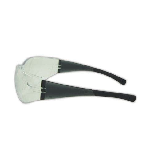 Magid Y18BKC Gemstone Myst Flex protetora óculos, moldura preta e lente clara