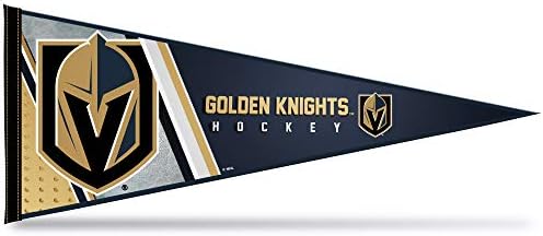 Rico Industries NHL Vegas Golden Knights Soft Felt Gnera, 12 x 30 polegadas