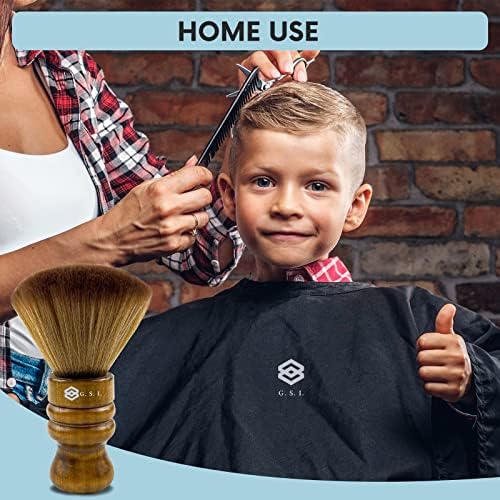 G. S. I. Cabo de corte de cabelo profissional com escova de espanador | Acessórios profissionais de corte de cabelo | Ferramentas