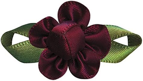 Muka 200 PCs Sew-On Knot Rose Setin Flowers Flowers Appliques Costura Diy Crafts,-Illd Blue