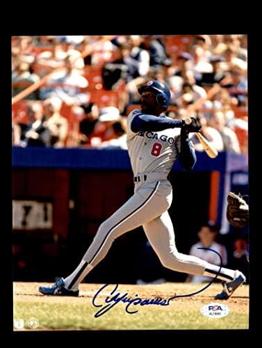 Andre Dawson PSA DNA assinado 8x10 Cubs de autógrafos - fotos autografadas da MLB