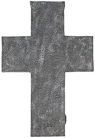 Claratut 12,7 polegadas Cross Pet Memorial Garden Stones, simpatia Cat ou cão Marcador, gravado com nome e data e sentença, presente