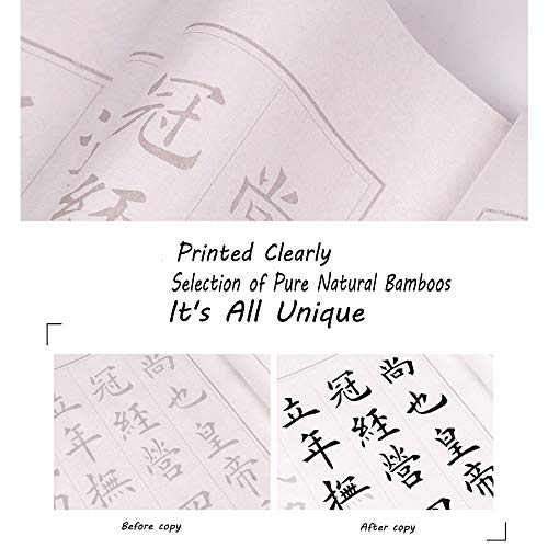 Livro de caligrafia de caligrafia chinesa izeo