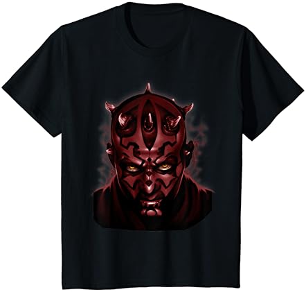 Star Wars Darth Maul Grande Face Retrato T-shirt