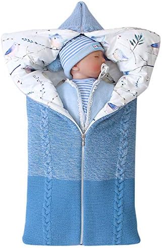Cobertor de bebê recém-nascido Petyoung, carrinho de carrinho de carrinho de um tapete de dormir grossa para carrinho de bebê
