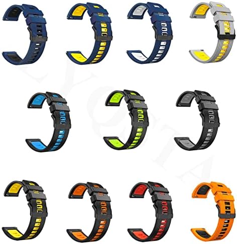 Tiras de silicone wtukmo para Suunto 9 Peak Sport Smart Watch Breathable for Yamay SW022 Smartwatch Substitui