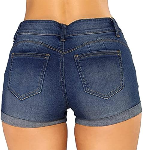 Jean Shorts de cintura alta Casual Summer High Waist