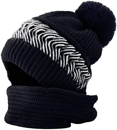 Chapéu de inverno capuz de lenço de malha coif o inverno garoto quente malha chapéu de malha de lã de malha