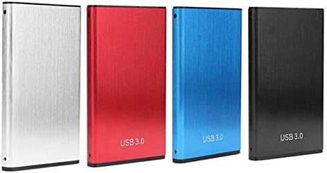 Caixa de disco rígido móvel USB3.0/2.0, portátil USB 3.0 2,5 polegadas SATA Case de gabinete de disco rígido externo para PC - Red