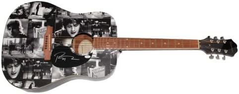 Rob Thomas assinou autógrafo em tamanho real personalizado único de um tipo 1/1 Gibson Epiphone Guitar Guitar AAA