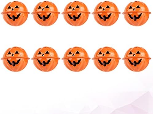 Nolitoy 30 PCs Sinos em forma de abóbora em forma de abóbora Halloween Bell Halloween Spoof Bells Bells Halloween Jack