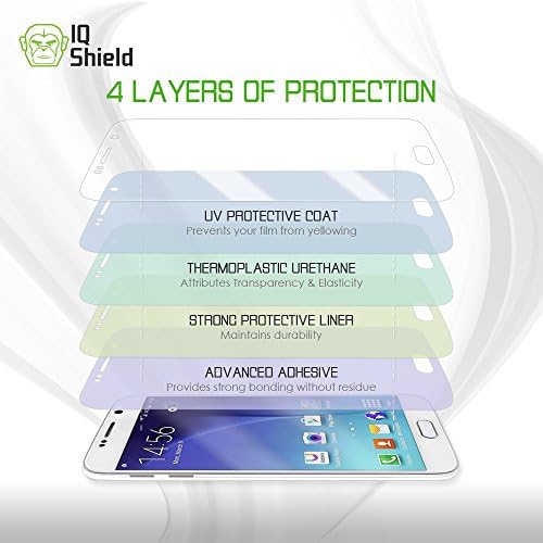 Protetor de tela Iqshield compatível com Fitbit Charge 5 Anti-Bubble Clear Film