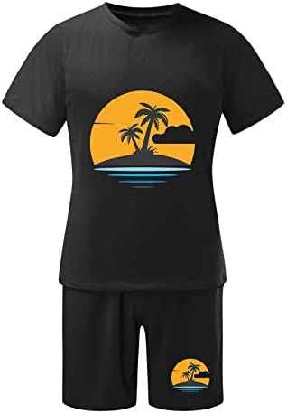 BMISEGM Terno de verão Homem homens roupas de verão praia praia manga curta camisa impressa de terno curto calças de calça com os homens s aquecer