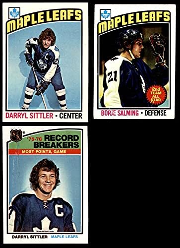 1976-77 Topps Toronto Maple Leafs perto da equipe Conjunto de Toronto Maple Leafs VG/Ex Maple Leafs