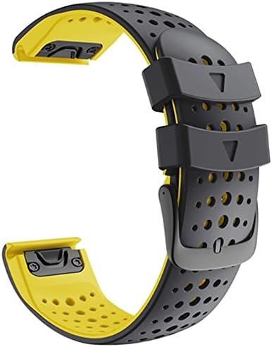 UMCNVV colorido Rápula Quickfit Watch Band Strap for Garmin Fenix ​​7 7x 5 5x 3 3 hr 945 Fenix ​​6 6x Relógio Silicone EasyFit