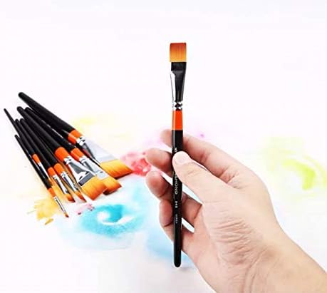 Pdgjg 8pcs/conjunto pico plano acrílico artesanato artesanato artesão Óleo pintura aquarela pintura de tinta linha de caneta