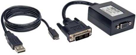 Tripp Lite P120-06N-ACT DVI-D para VGA para VGA Cabo de conversor adaptador ativo, preto