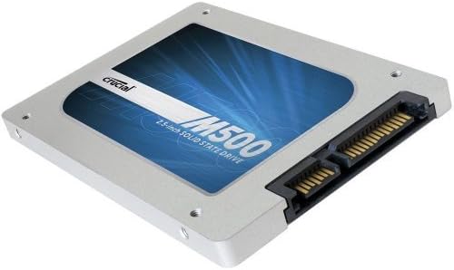 Portable & Gadgets Crucial M500 480 GB SATA 2,5 polegadas interna SSD 7mm Drive, com adaptador de 9,5 mm CT480M500SSD1 Tamanho: 480 GB