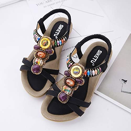 Sandálias de moda feminina de dedo do dedo do pé aberto sapatos de verão de praia Sandálias suaves e confortáveis ​​para mulheres sandálias de caminhada