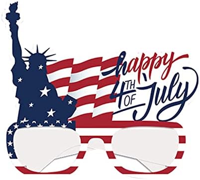 Goutique Independence Day Decoration óculos de férias Celebração Tema criativo Gift Glasses Decorações de eventos