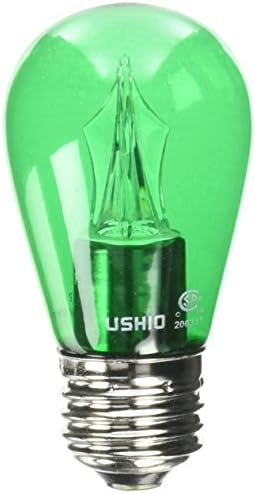 USHIO BC8888 2W - LED DIMMÁVEL - S14 - Verde - 11w igual - 120V - 1003932