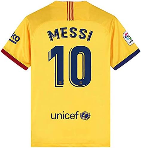 Messi Barcelona Jersey 10 Camiseta de futebol 2019-2020 Camisa FC de futebol da temporada 2019-2020 para crianças