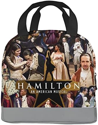 Diojolef Musicals Sacos de lancheiras isoladas Caixa reutilizável Propertável Mantenha uma bolsa quente para compras/escola/piquenique/viagem/acampamento