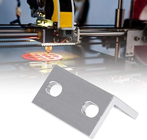 ZOPSC 5PCS Alumínio 3D Impressora L Suporte Montante Acessórios de 2-Holes Silver Para Guia Linear para Acessório da Impressora 3D