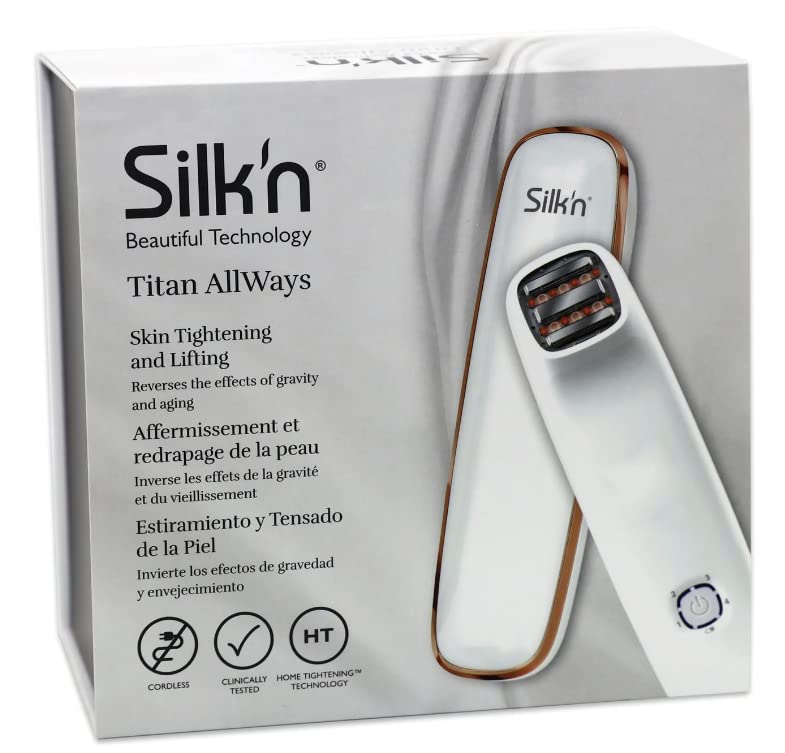 Silk'n Titan - Dispositivo de aperto de pele anti -envelhecimento - Ferramenta de cuidados com a pele anti -rugas para rejuvenescimento