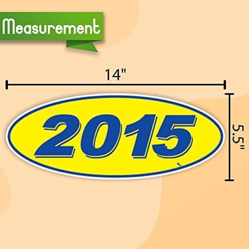 Versa Tags 2013 2014 e 2015 Modelo Oval Ano de Ano de Carros Vancidores de Janelas com orgulho feitas nos EUA Versa Oval Model