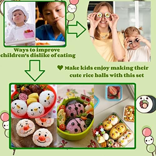 Gpurplebud Rice Ball Mold Shaker - Arroz Moldes de arroz para crianças Sushi Ball Maker Diy Almok