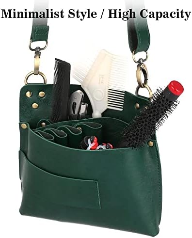 HMZRQX Hairdressing Scissors Holder Scissor Pouch Holster com cinto para cabeleireiro de cabeleireiro bolsa bolsa bolsa bolsa de couro