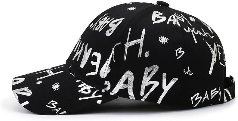 MHYFC Women Summer Baseball Bon Shiny Graffiti Letter Sun Hats Harajuku Girls Snapback Snapback Hip Hop Hat