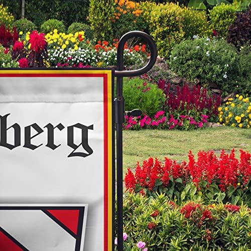 Nurnberg Alemanha 12x19 polegadas Bandeira do jardim de dupla face