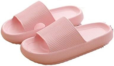 Jkyyds Slippers - Sapatos de chuveiro Sapateiros de banheiro interno Slípira de escorregadoras de lesão macias Sapas de sandálias