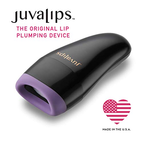 JUVALIPS | Dispositivo seguro para lábios - Plumper Lip Black Lip | Inclui 2 baterias AAA | Feito nos Estados Unidos