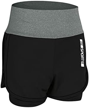 Mulheres casuais de ioga calças curtas femininas de retalhos correndo shorts plifos shorts de tamanhos de calças de ioga de estrias de vestuário esportivo