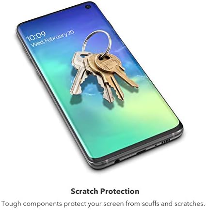ZAGG InvisbleShishield Glass Fusion VisionGuard - Proteção de vidro híbrido extremo + filtro de luz azul prejudicial - protetor de tela - feito para o Samsung Galaxy S10