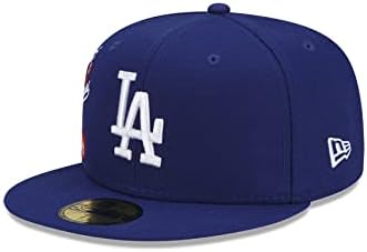 Novo Era 59Fifty City Cluster Dodgers Capera Baseball Cap Brim